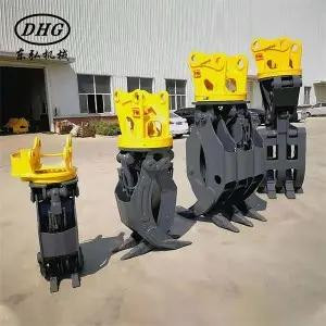 Wood Rotary graple excavator kelas 20 Ton